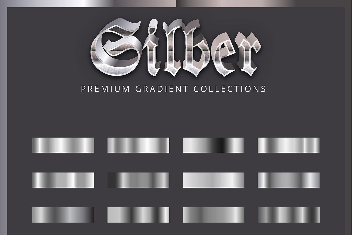 Vector Editable Silver Gradient, an Action Add-On by Photoshop Action (Photo 3 of 3)
