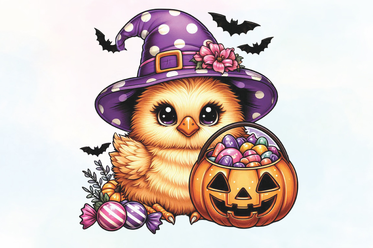 Halloween Chicken PNG Farm, an Illustration by CraftArtStudio (Photo 1 of 4)