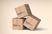 Square Kraft Paper Box Packaging, a Packaging Mockup by Ram Studio LLC (Thumbnail 16 of 16)