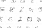 Smartphone Doodle Icons, an Outline Icon by Vectors Market (Thumbnail 7 of 10)