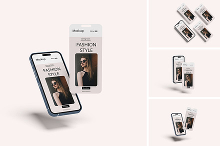 iPhone With Screen Mockup