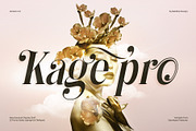 Kage Pro - Neoclassical Display Font, a Serif Font by Balibilly Design (Thumbnail 1 of 17)