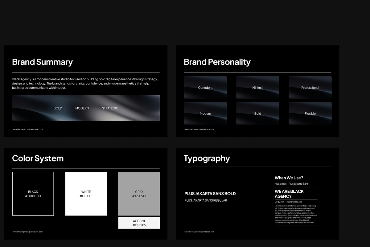 Agency Brand Guidelines Template, a Presentation Template by bonjourdsgnco (Photo 3 of 4)