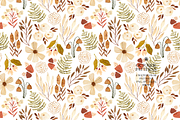 October Watercolor Patterns Set, a Pattern Graphic by Webvilla Studio (Thumbnail 3 of 10)