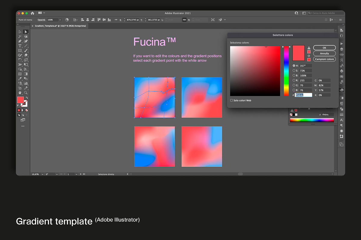 Square Brand Guideline Template, a Presentation Template by Fucina™ (Photo 9 of 11)