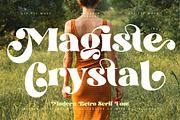 Magiste Crystal Retro Serif Font, a Serif Font by timelesstype.co (Thumbnail 1 of 20)