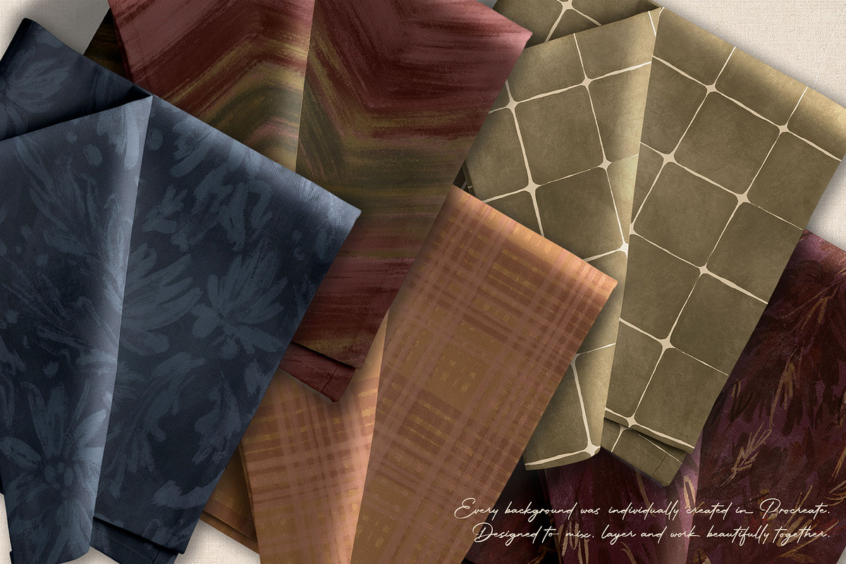 80 Hand-Painted Vintage Backgrounds, a Background Graphic by Mio Buono (Photo 3 of 15)