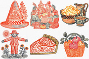 Hand Drawn Thanksgiving Clipart, an Illustration by Canvas Craft (Thumbnail 4 of 8)