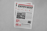 Newspaper Mock-up, an Advertising Mockup by zippypixelstudio (Thumbnail 11 of 14)