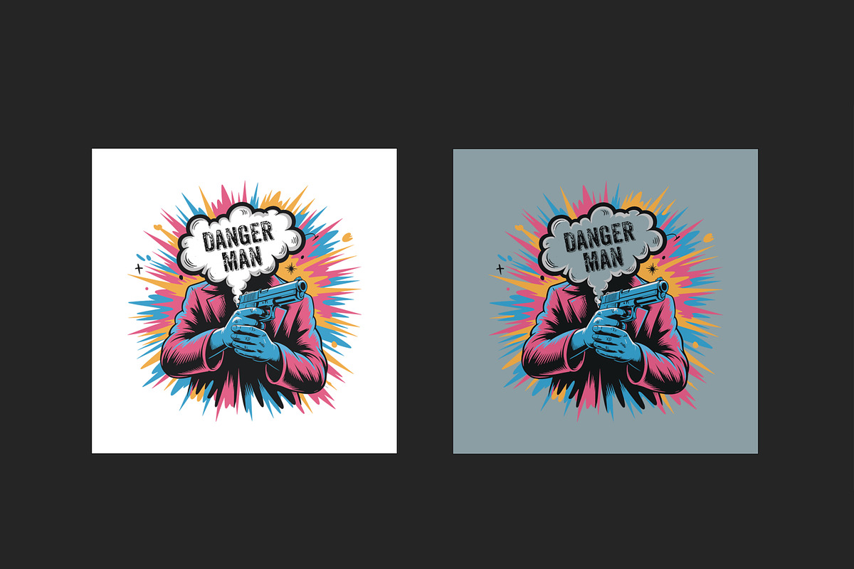 Graphic T-shirt Design Vector preview 3