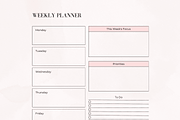 PLR/MRR Daily-Weekly-Monthly Planner, a Stationery Template by Brand Your Biz Co. (Thumbnail 9 of 11)
