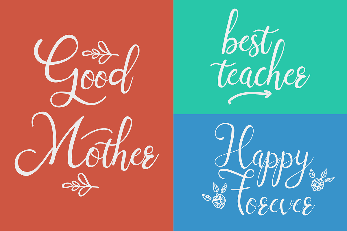 Sallisa | Script Font preview 8