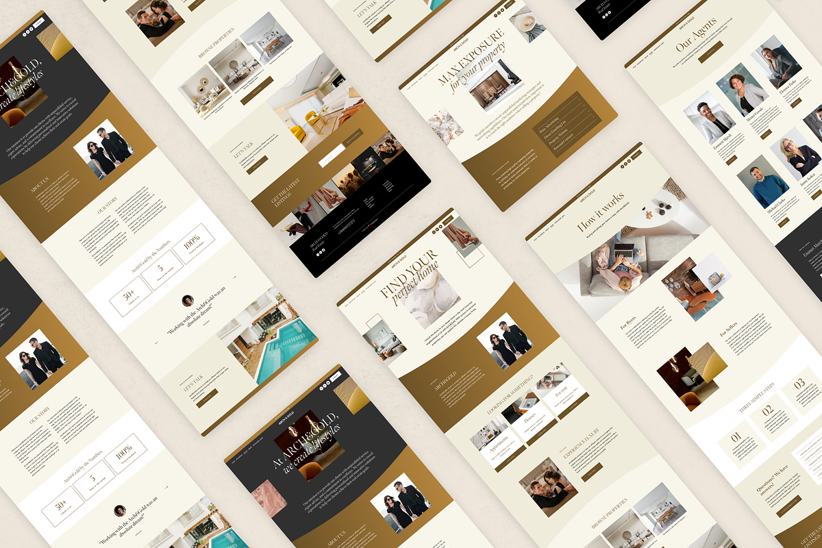 Squarespace Template: Arch&Gold, a Squarespace Template by Applet Studio (Photo 5 of 6)