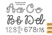 Rope Alphabet Vector Letters SVG PNG, a Graphic by TanchaArt (Thumbnail 1 of 7)