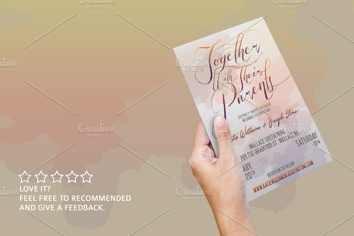 Wedding Invitation, an Invitation Template by Tiaga (Photo 3 of 3)