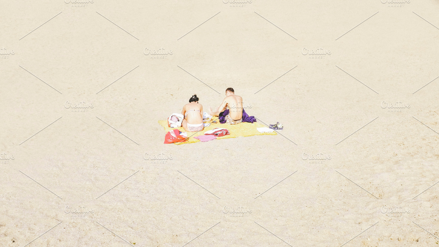 Beach stock photo containing beach and people, a Nature Photo by vog