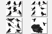 Bird silhouettes, Vector Collection, an Object Graphic by Orangepencil (Thumbnail 5 of 6)
