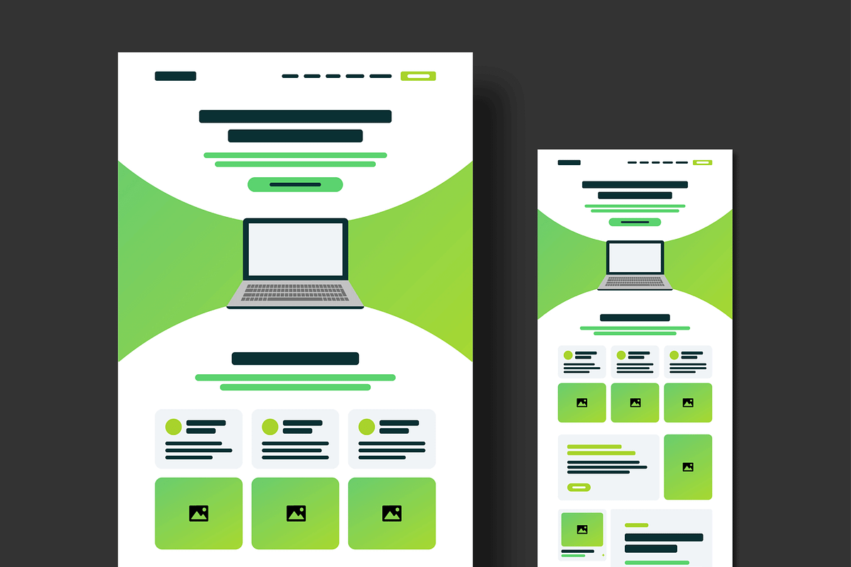 Website And Mobile App UI Wireframe, a Wireframe Template by MightyDesign (Photo 1 of 8)