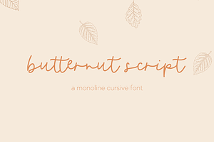 Butternut Script