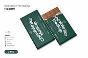 Chocolate Bar Packaging Mockup, a Packaging Mockup by DSNA Mockup (Thumbnail 1 of 3)