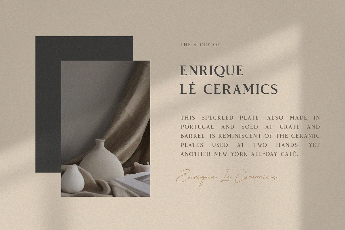 Vendeur - Elegant Serif Font preview 3