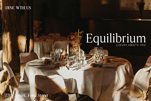 Equilibrium Refined Serif Font