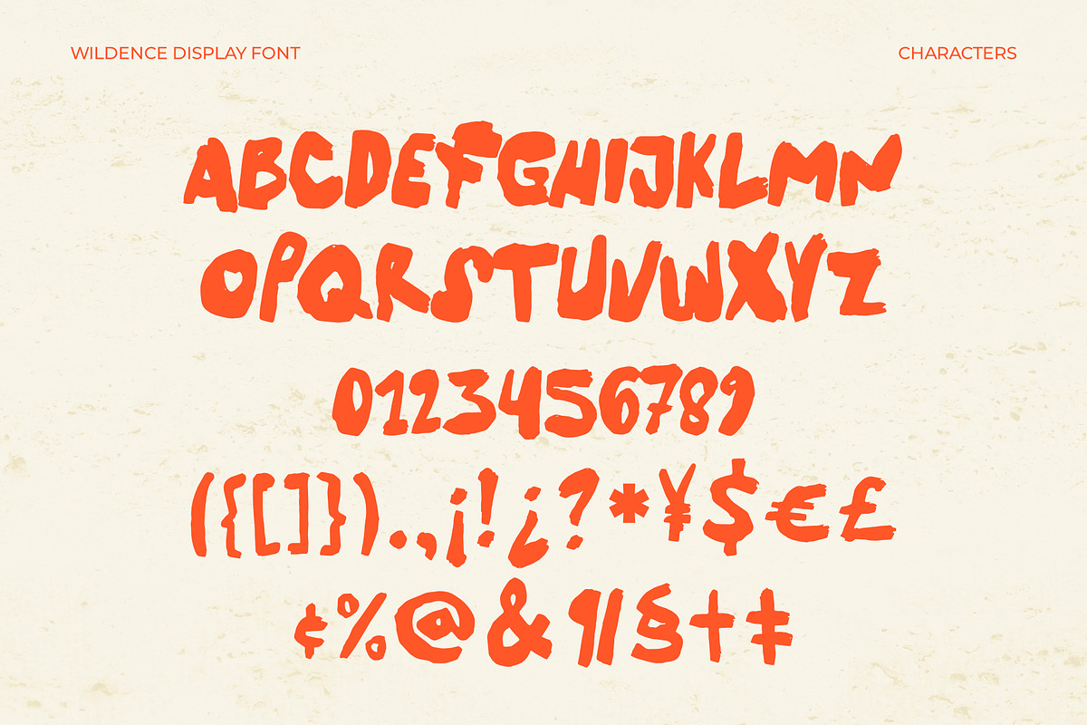 WILDENCE Organic Display, a Handwritten Font by Cruizy & Co (Photo 5 of 15)