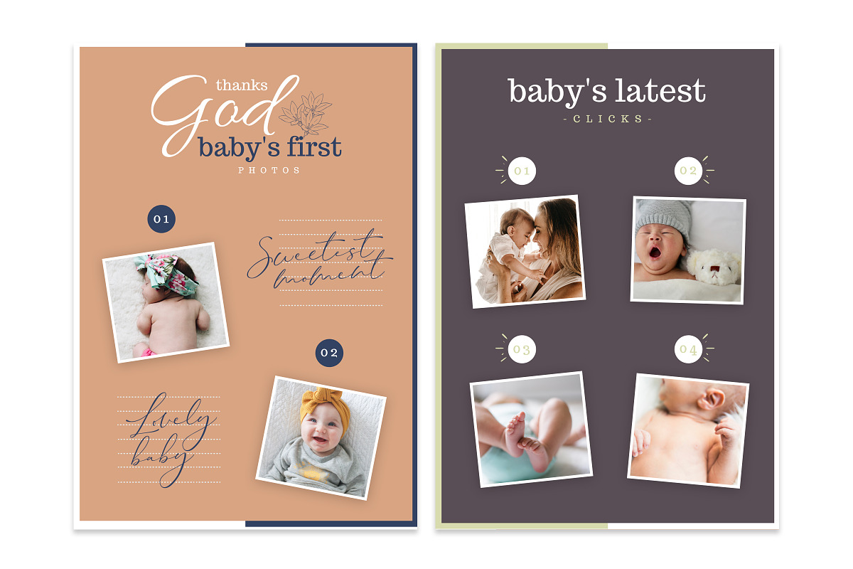 BONJOUR BEBE Pregnancy Journal, a Brochure Template by Typography Prime (Photo 12 of 15)