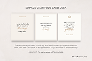 Gratitude Card Deck Canva Template, a Card Template by COACHTEMPLATE (Thumbnail 2 of 11)