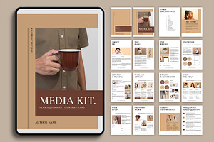Digital Media Press Kit Template, a Brochure Template by E-Type