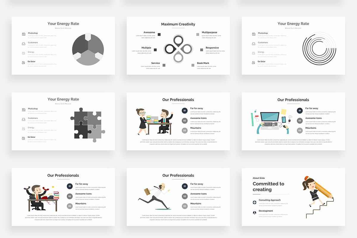 Portal Bundle Powerpoint FULL IMAGES, a Presentation Template by One Percent Studio (Photo 6 of 28)