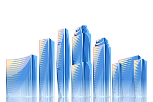 City Skyscrapers Backgrounds.