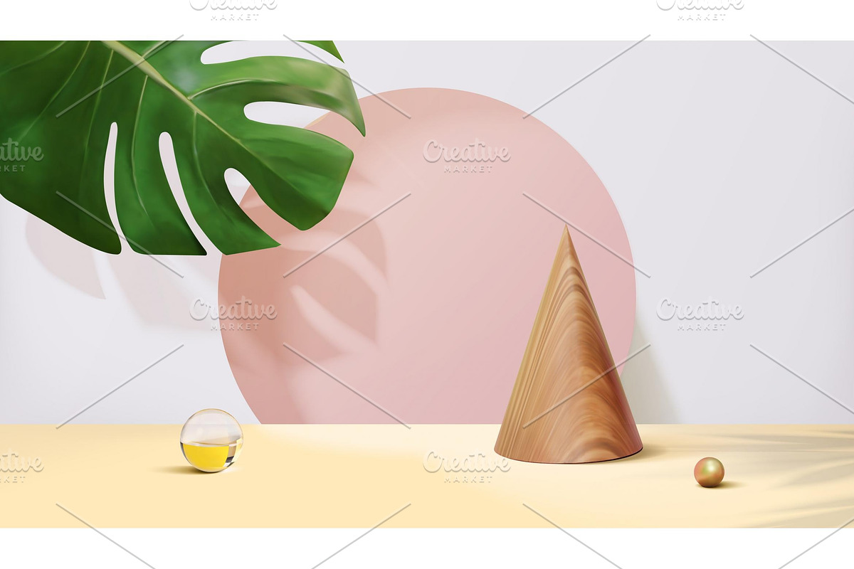Minimal Style Product Ad Scene, a Marketing Template by TotallypicRF