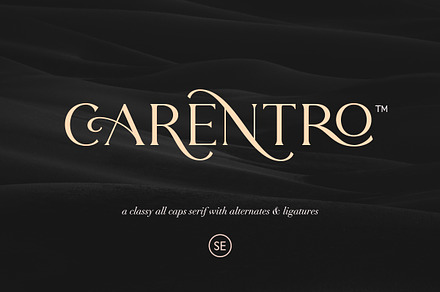 Carentro - Classy Serif, a Serif Font by Sarid Ezra