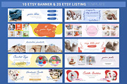 ETSY Shop Kit Canva - Floral, a Templates & Theme by illycreative (Thumbnail 4 of 10)