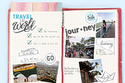 Travelers notebook stickers, an Illustration by Kate Snitser (Thumbnail 3 of 4)