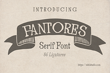 Fantores – Serif Font