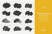 Painterly Gouache Procreate Brushes, a Brush Add-On by seamless team (Thumbnail 3 of 7)