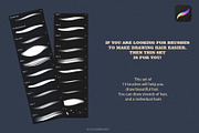 HAIR Procreate brushes, a Brush Add-On by Spark Studio Brushes (Thumbnail 4 of 7)