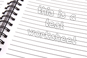 Dumb Diaries Display Typeface, a Blackletter Font by Rachel McBride Creative (Thumbnail 5 of 5)
