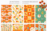Summer Breakfast Collection, a Pattern Graphic by GVGraphics (Thumbnail 5 of 14)