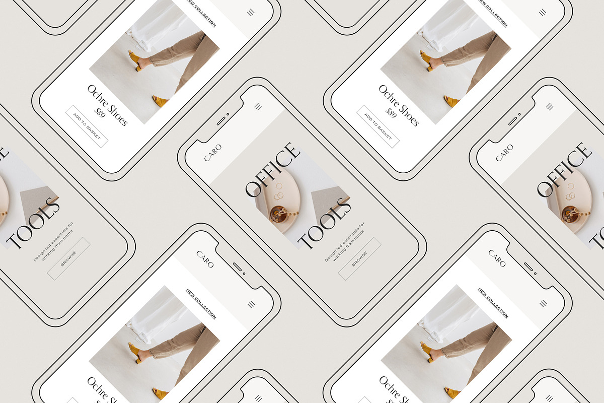 Minimal Website Mockup Scene Creator, an iPhone Mockup by Moyo Studio (Photo 11 of 21)