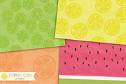 Ice Pop Paper Pack, a Texture Graphic by Paper Day Printables (Thumbnail 2 of 4)