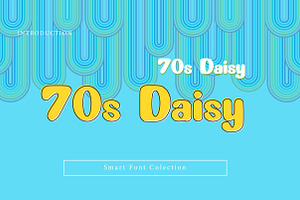 70s Daisy, a Slab Serif Font by Wow Magic