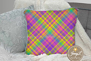 Colorful Bright Plaids Digital Paper, a Background Graphic by JennyL Designs (Thumbnail 7 of 7)