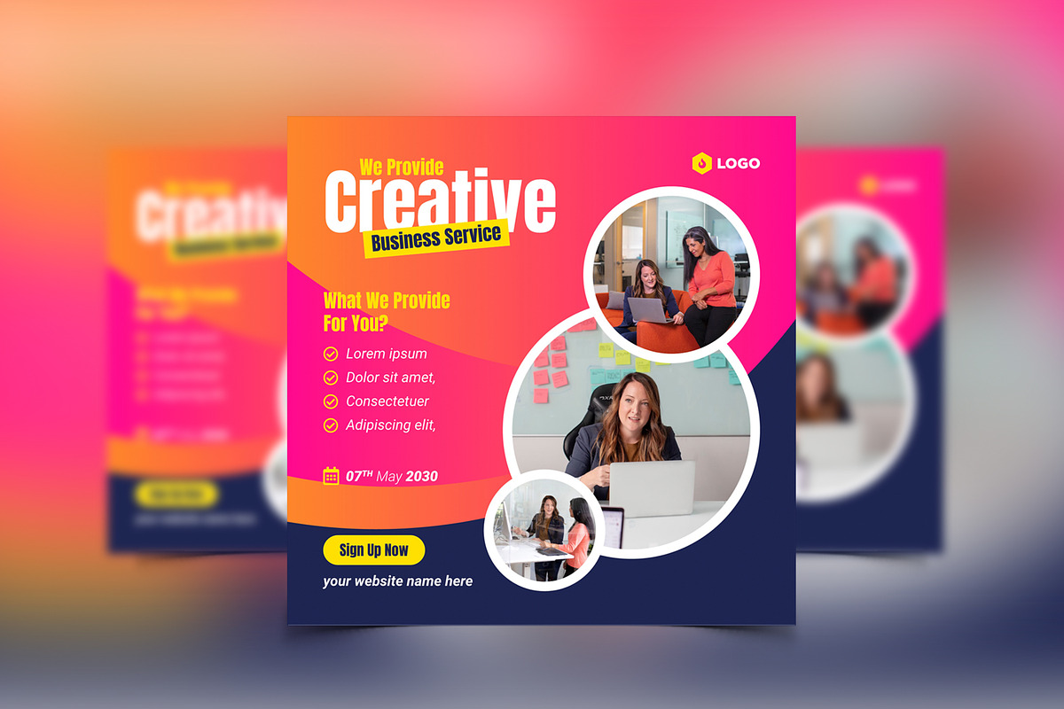 Social Media Cover Post Template Set, a Social Media Template by zahidhossainalif (Photo 7 of 13)