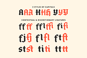 Dragönsteel — Modern-ish blackletter, a Blackletter Font by SimpleBits® (Thumbnail 4 of 6)