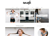 NOURISHING WORDPRESS THEME, a WordPress Template by Bites to Brand (Thumbnail 1 of 2)
