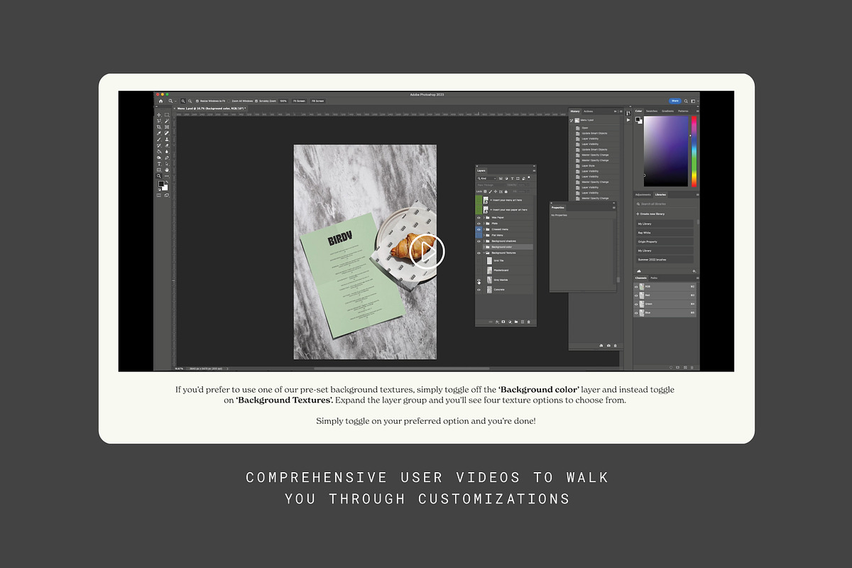 Menu + Food Paper Mockup #1, a Packaging Mockup by mockstar (Photo 5 of 6)