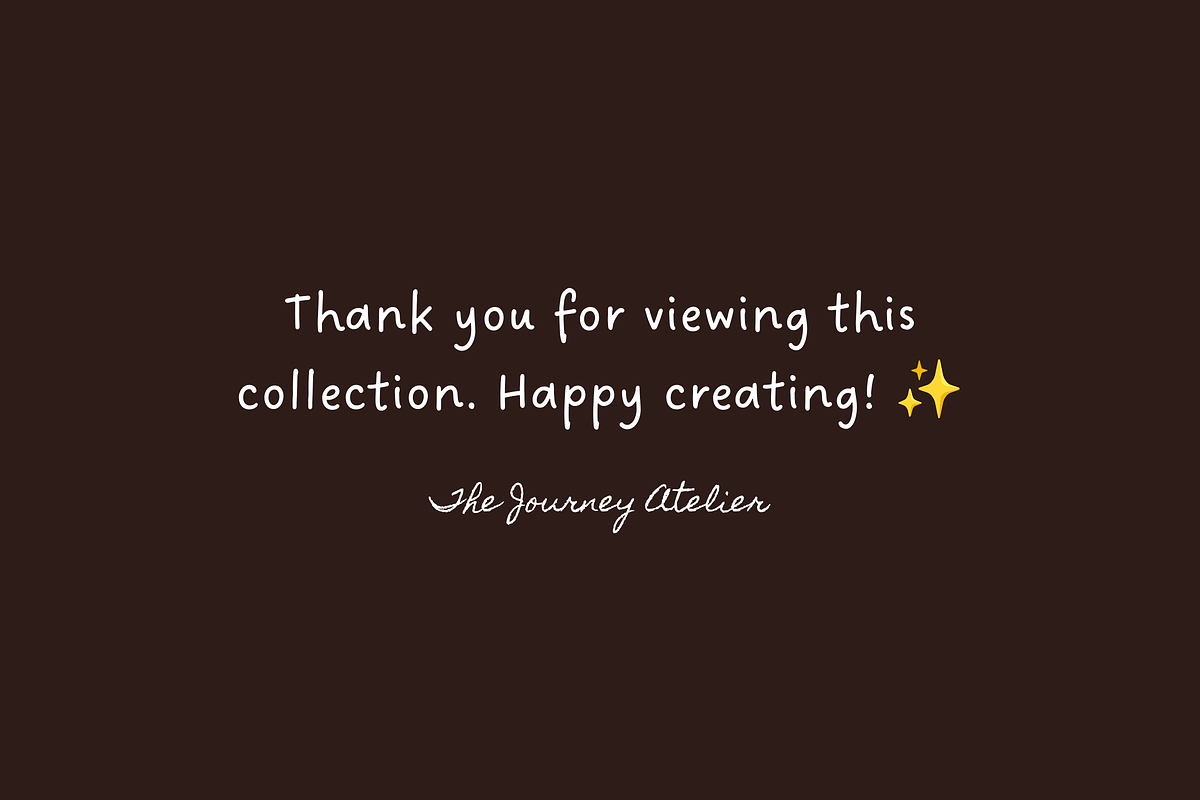 52+ Romantic Decorative Text Designs, an Object Graphic by The Journey Atelier (Photo 17 of 17)